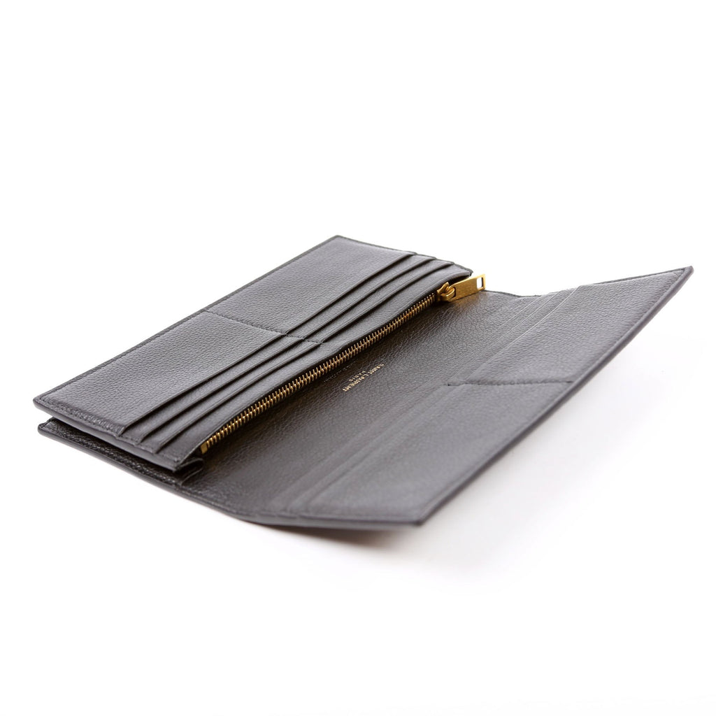 Tiny Cassandra Flat Wallet Black
