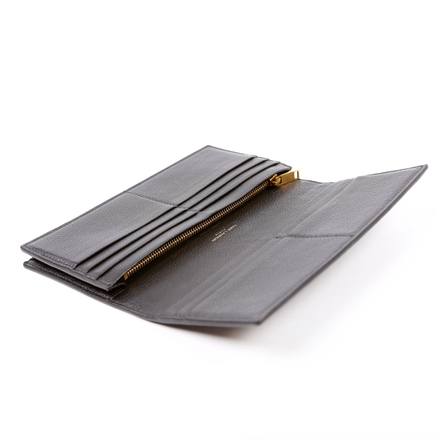 Tiny Cassandra Flat Wallet Black