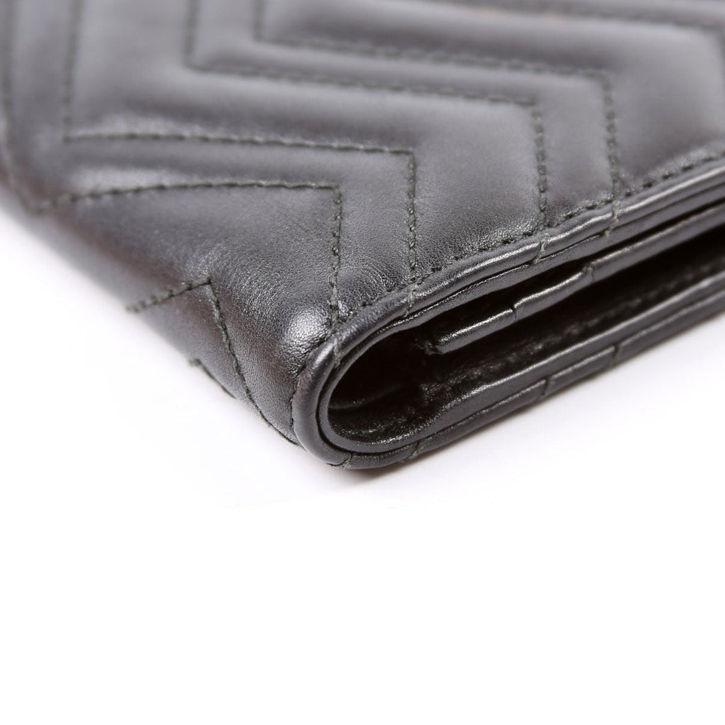 466492 GG Marmont Card Case Black