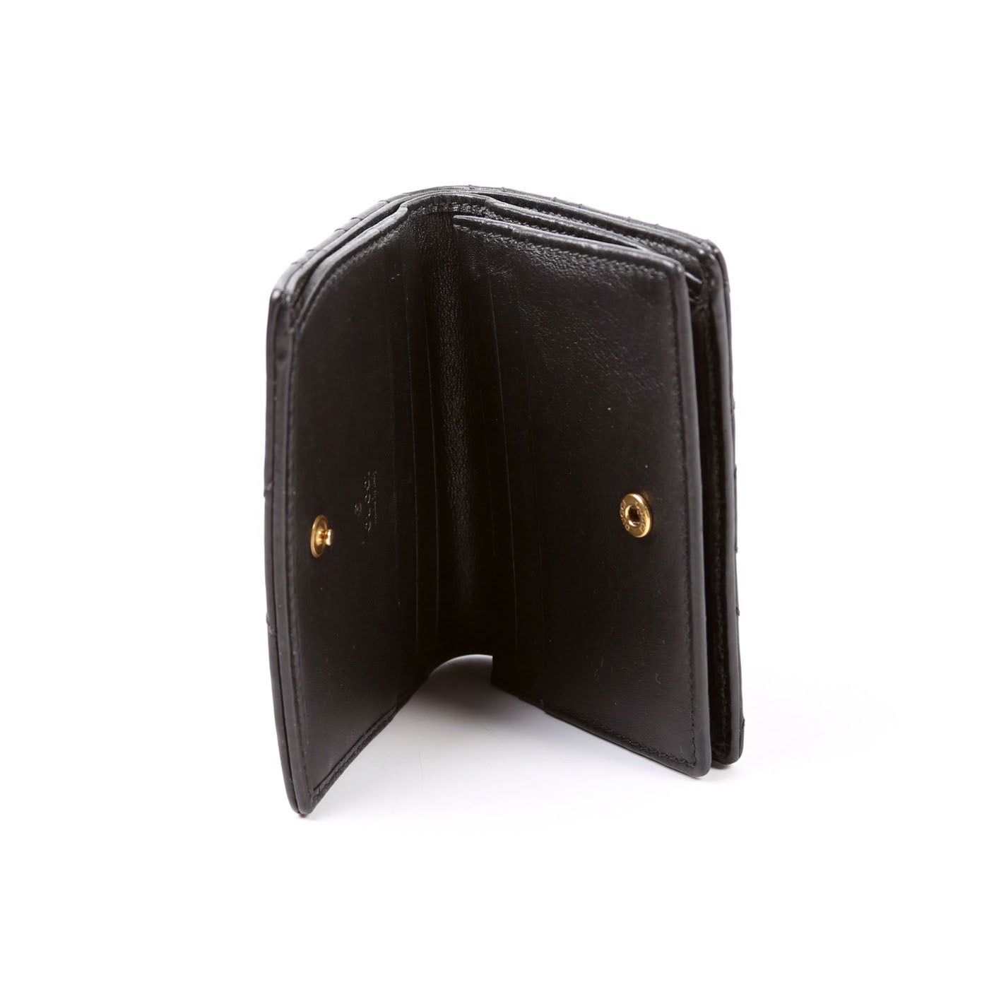466492 GG Marmont Card Case Black