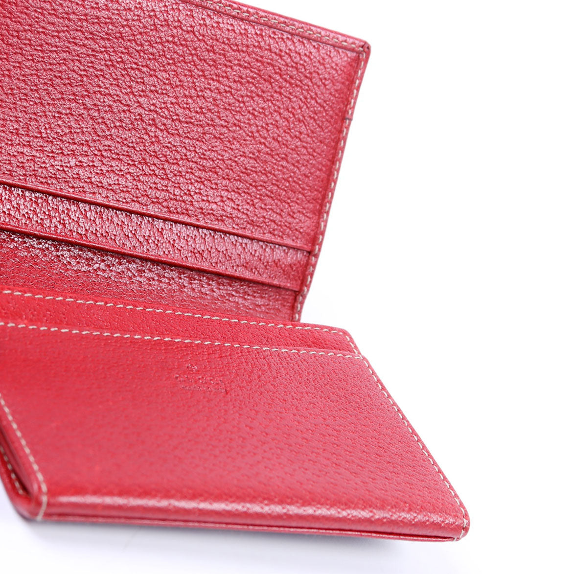 131858 GG Canvas Card Case Vintage Blue/Red