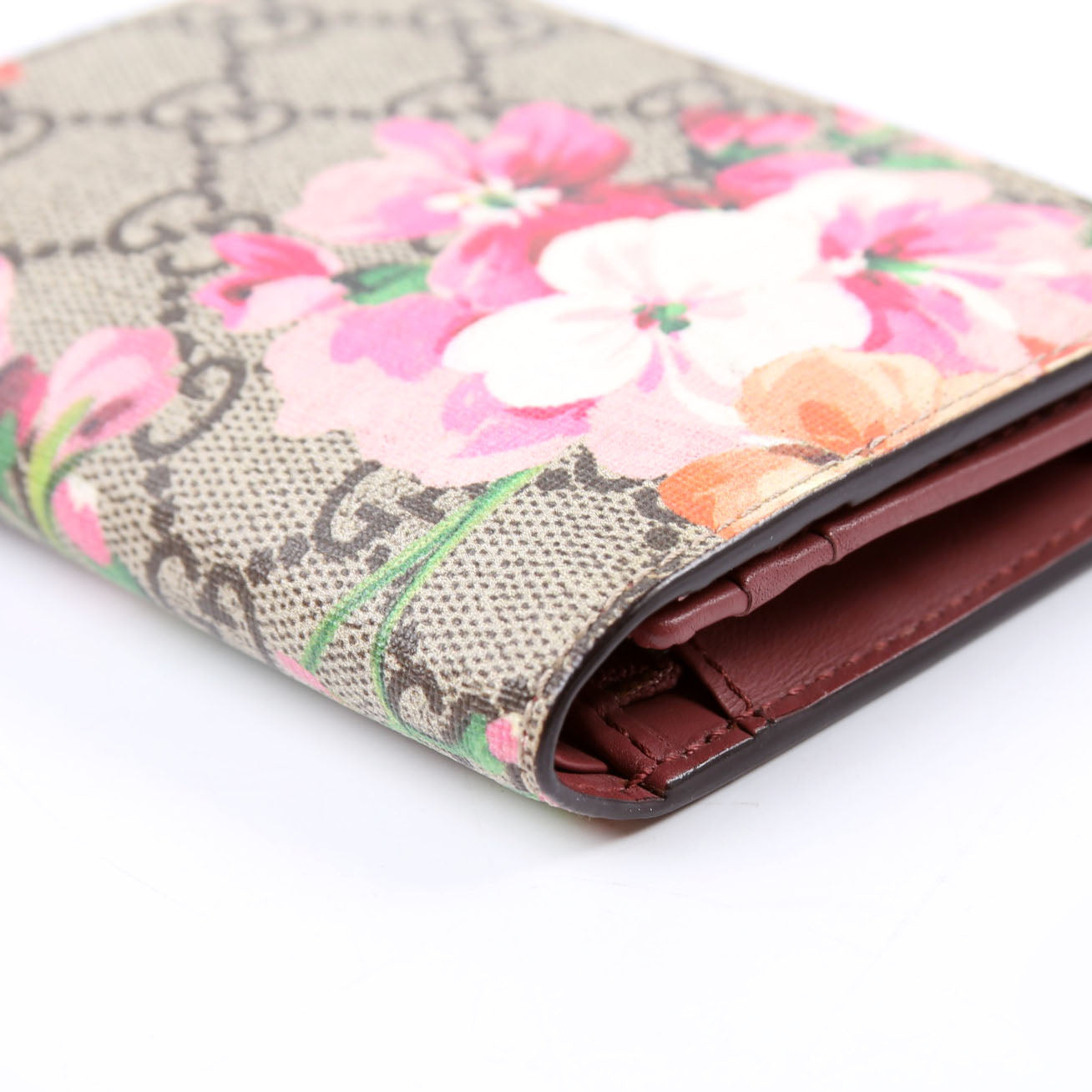453176 GG Blooms Card Case Pink
