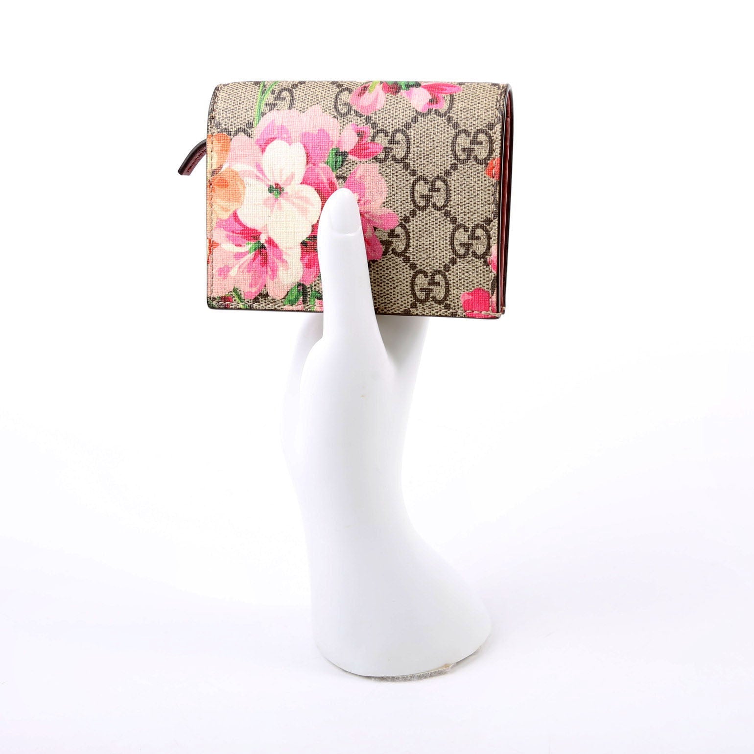 453176 GG Blooms Card Case Pink
