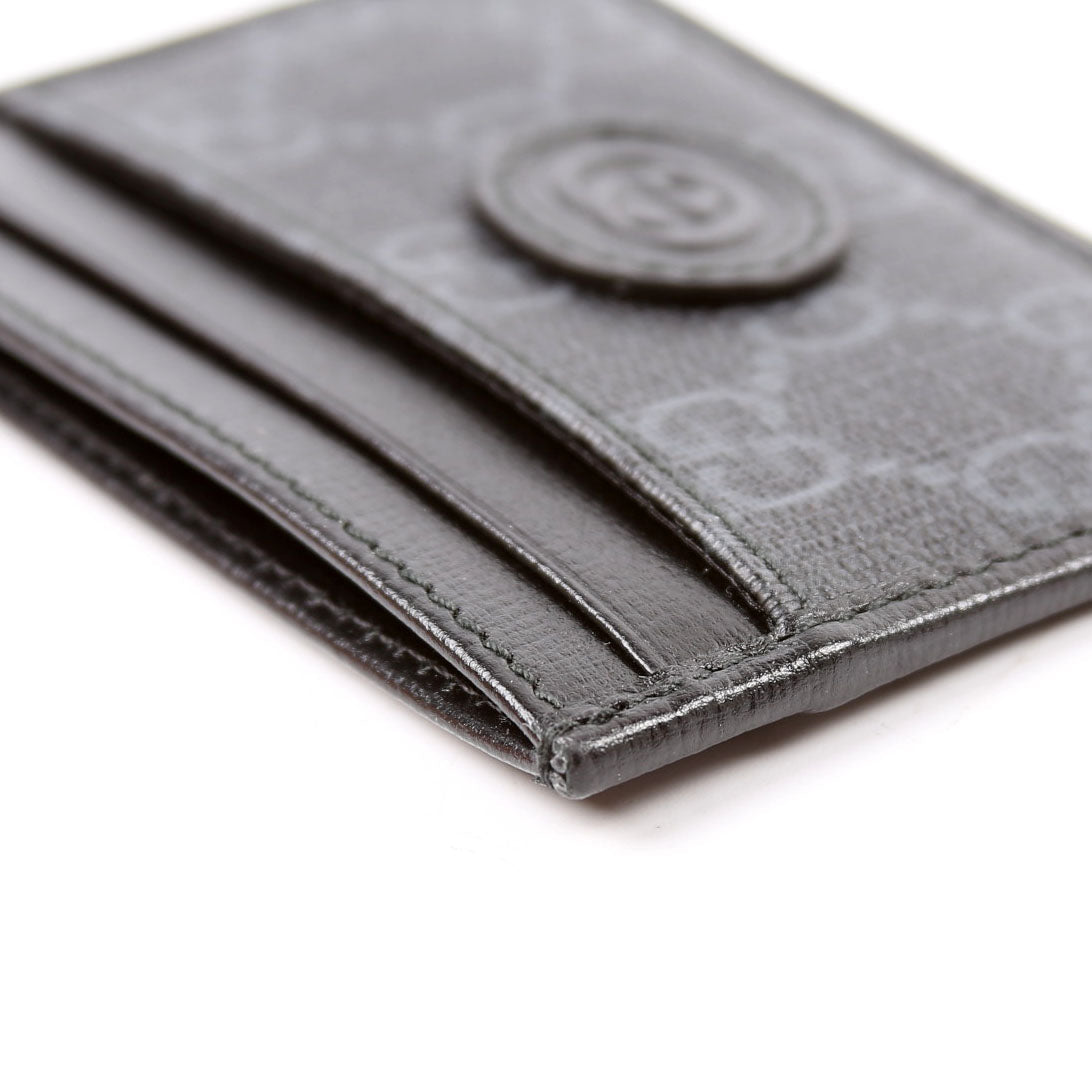 673002 GG Supreme Interlocking Card Holder Black