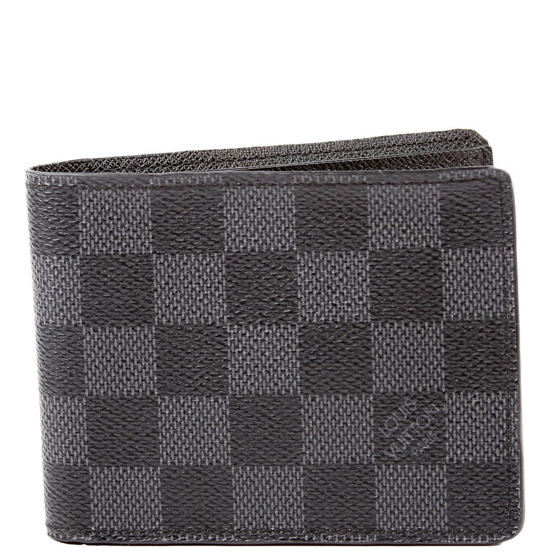 Slender Wallet Damier Graphite