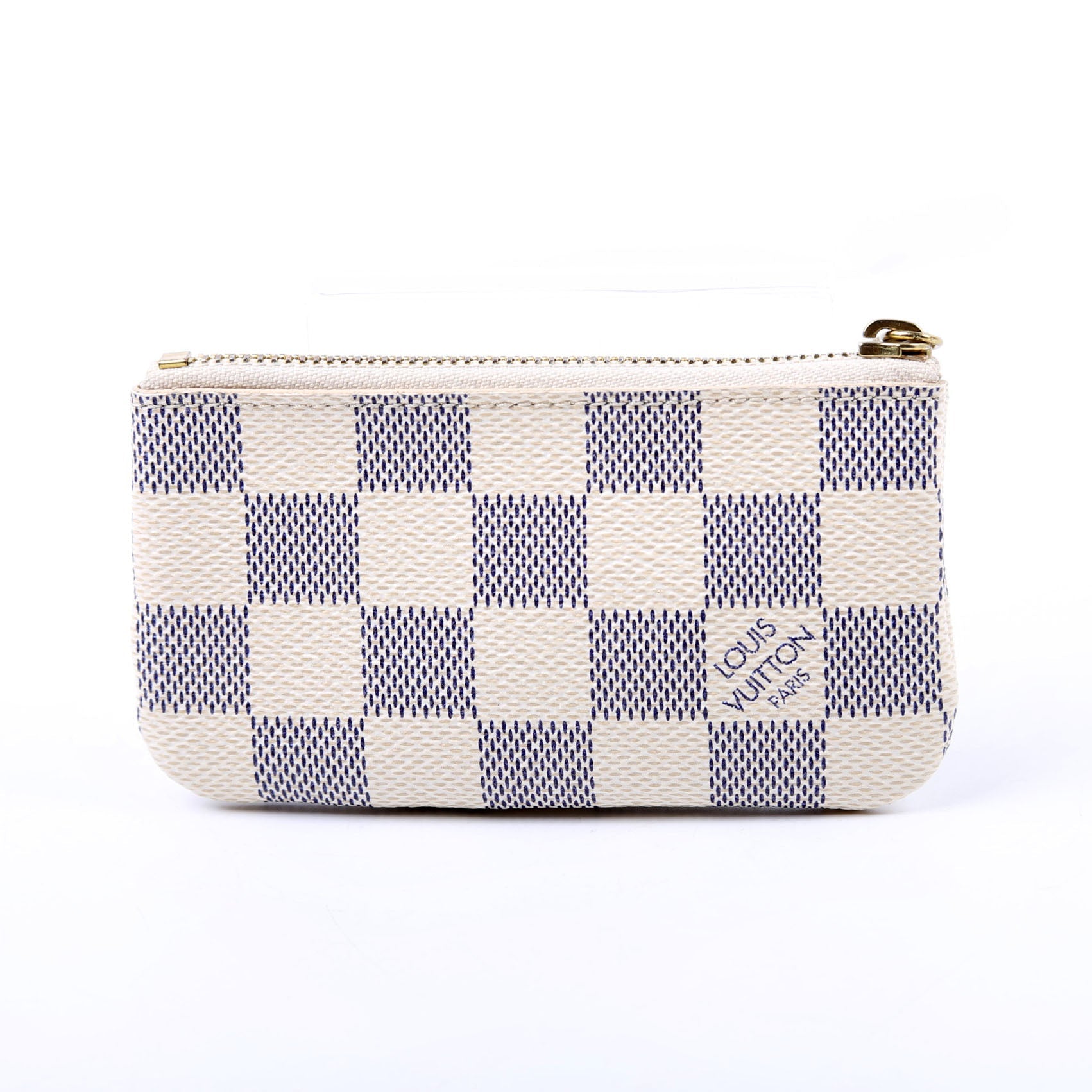 Pochette Cles Damier Azur