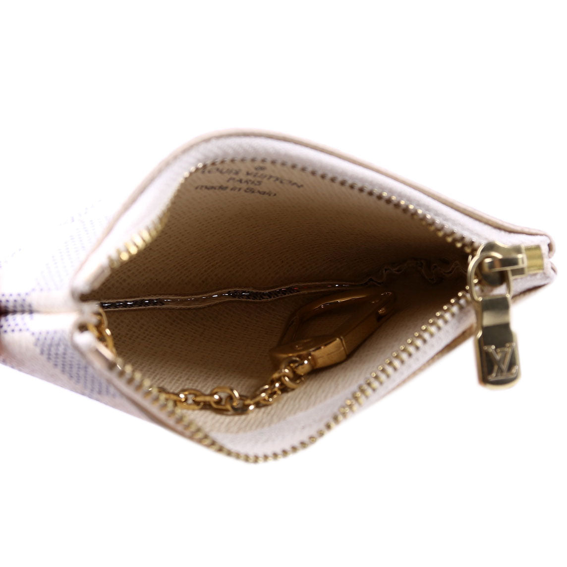 Pochette Cles Damier Azur