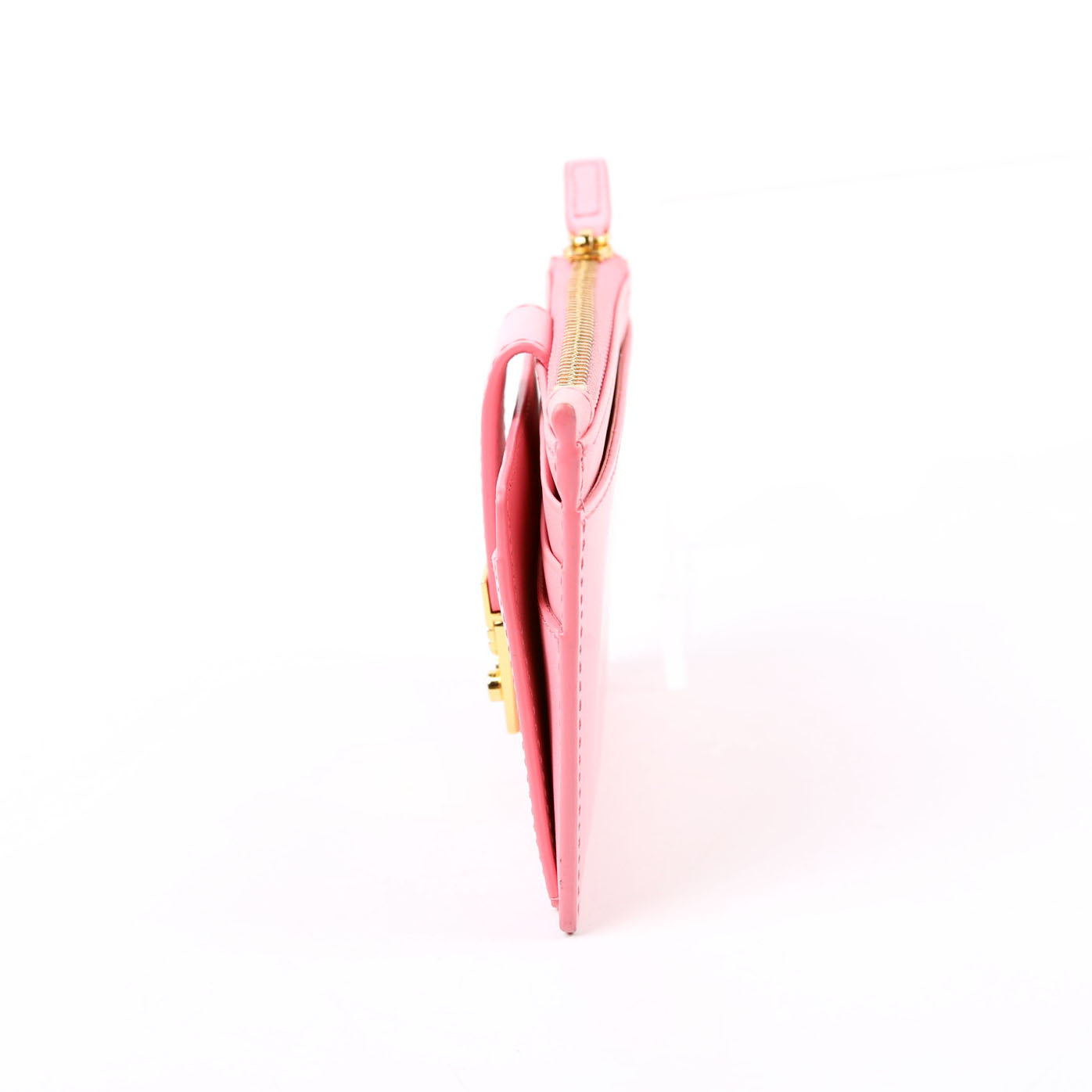 Patricia Mini Card Holder Calfskin Pink