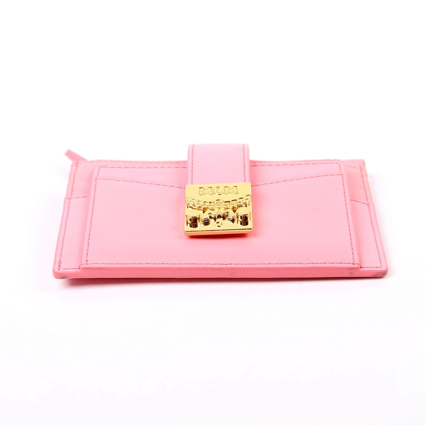 Patricia Mini Card Holder Calfskin Pink