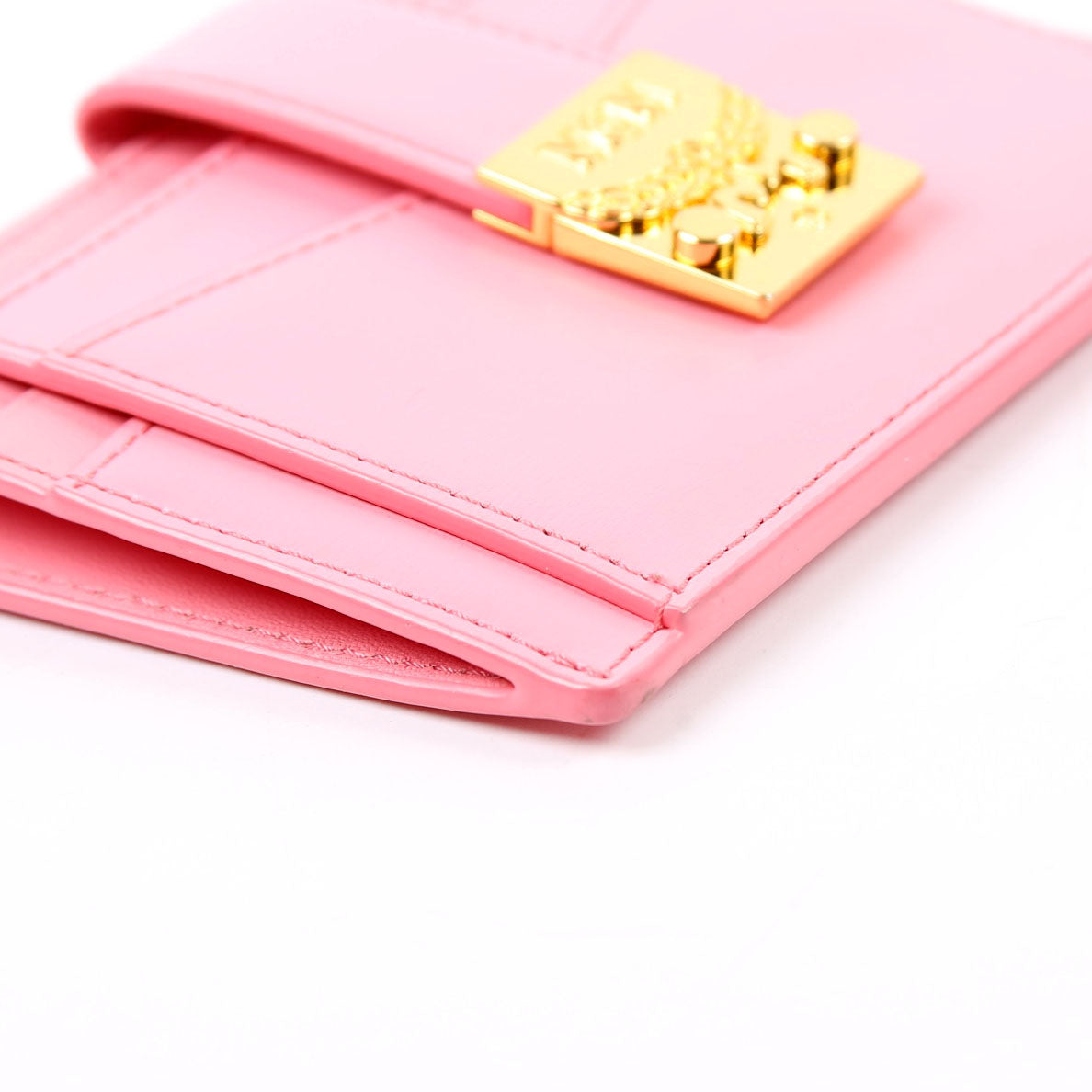 Patricia Mini Card Holder Calfskin Pink