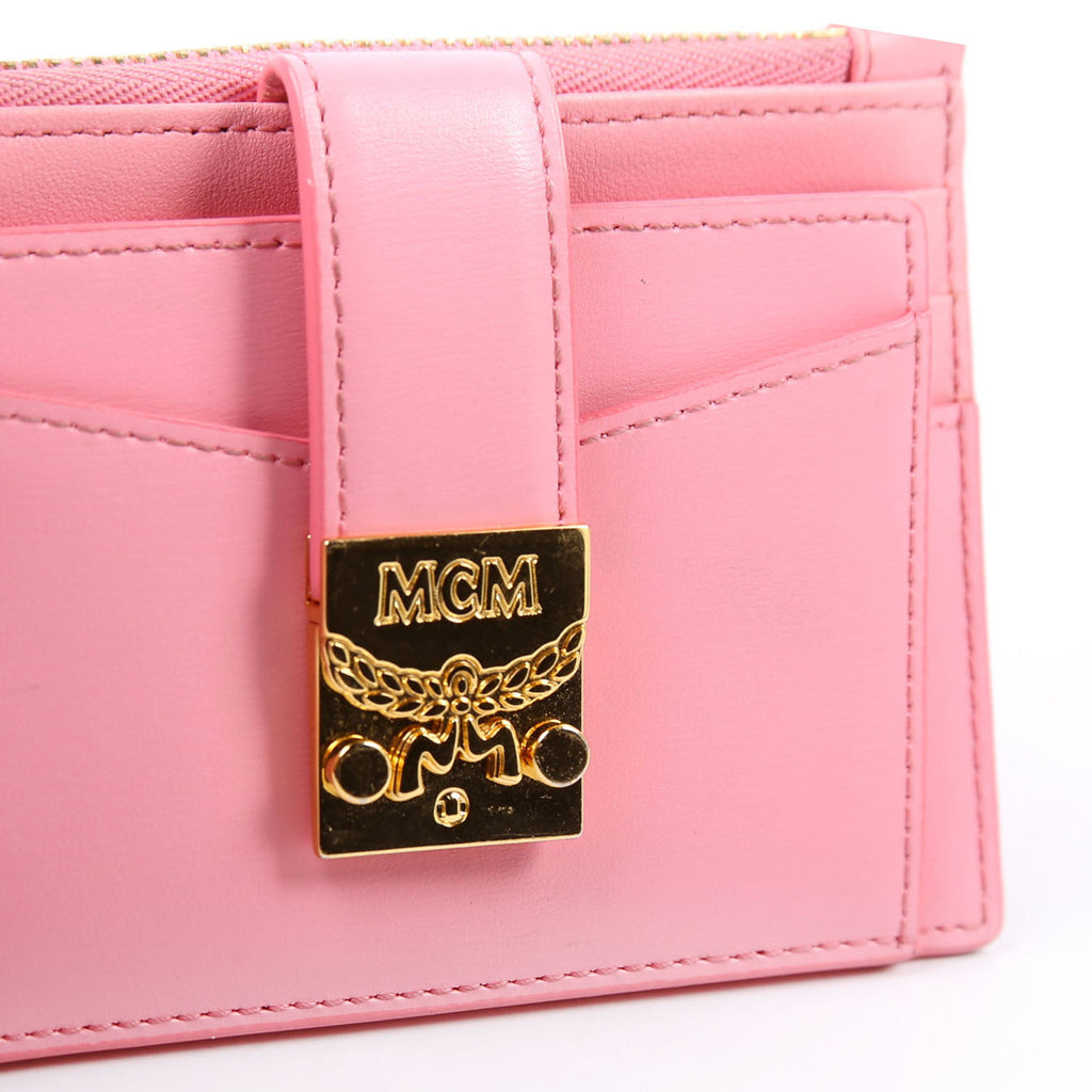 Patricia Mini Card Holder Calfskin Pink