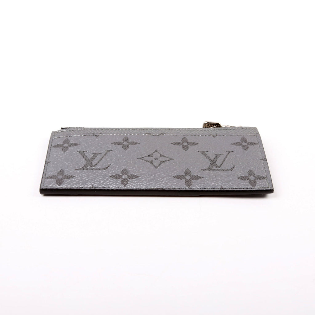 Coin Card Holder Taiga Monogram Gunmetal