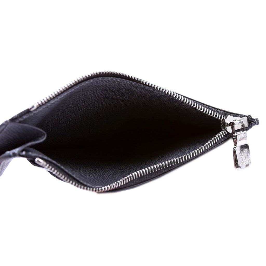 Coin Card Holder Taiga Monogram Gunmetal