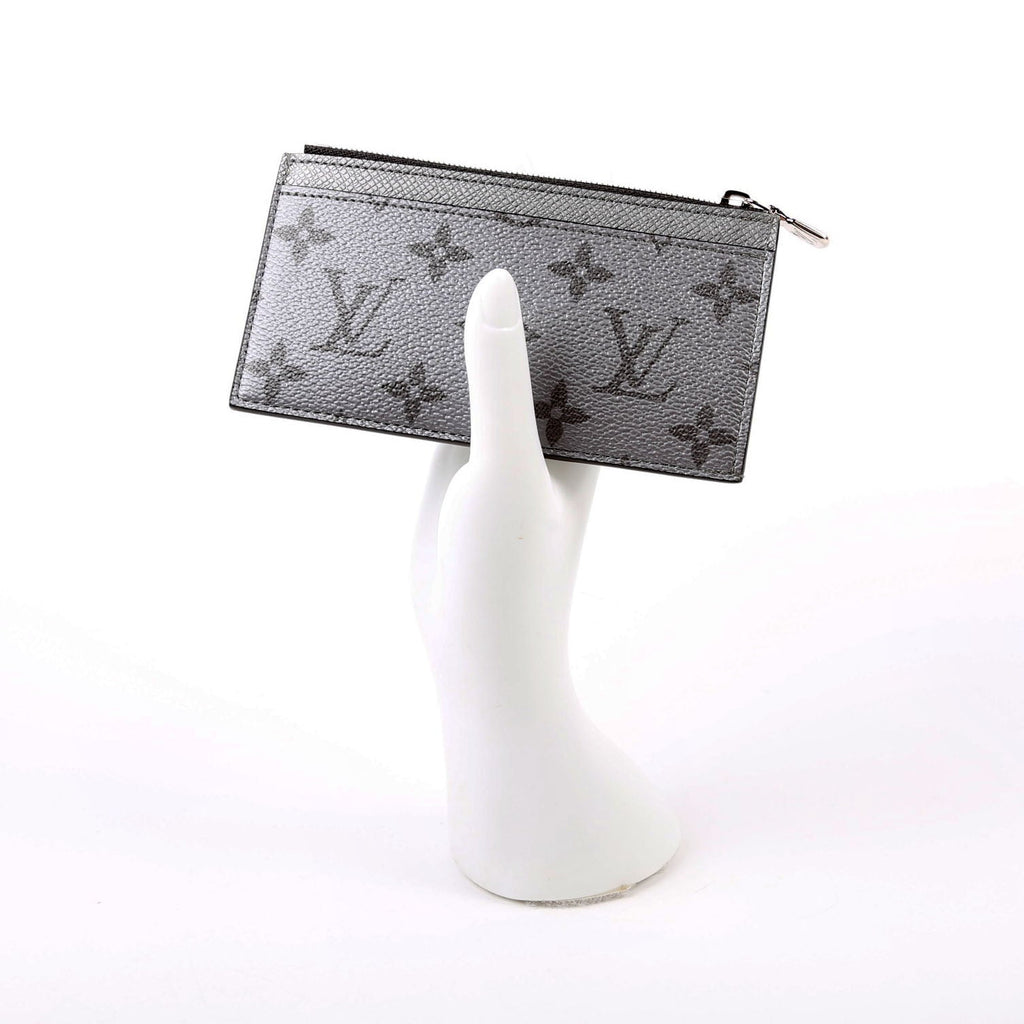 Coin Card Holder Taiga Monogram Gunmetal