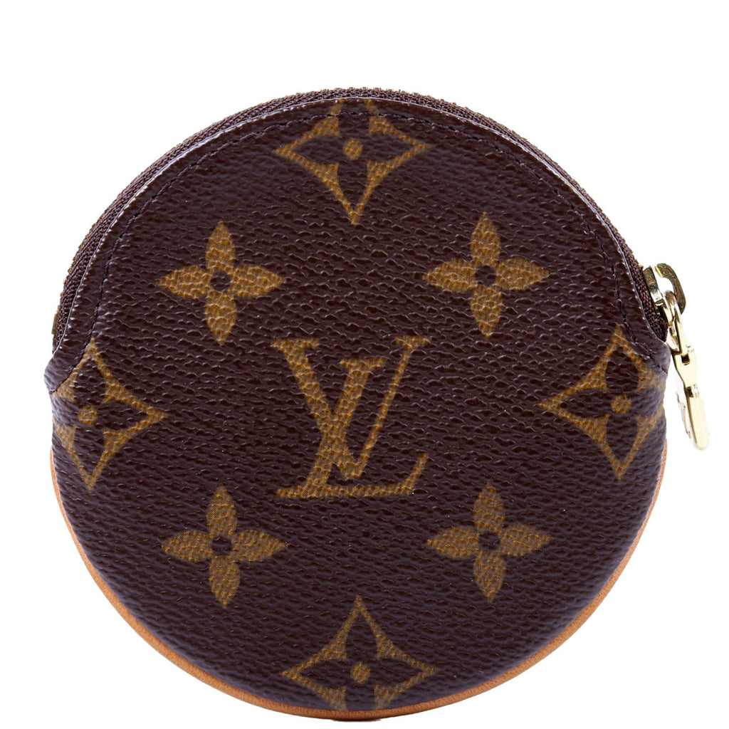 Round Coin Purse Monogram