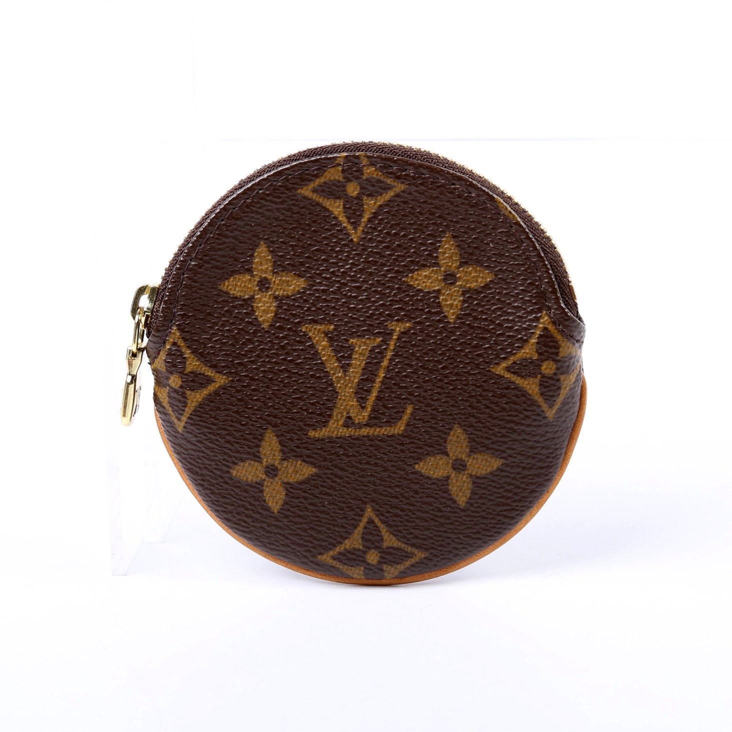 Round Coin Purse Monogram