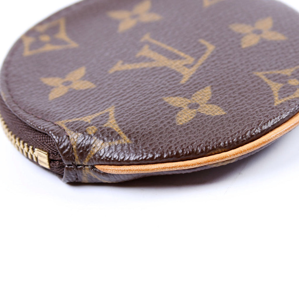 Round Coin Purse Monogram