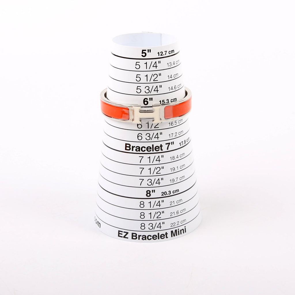 Enamel H Clic Clac Narrow PM Orange/White