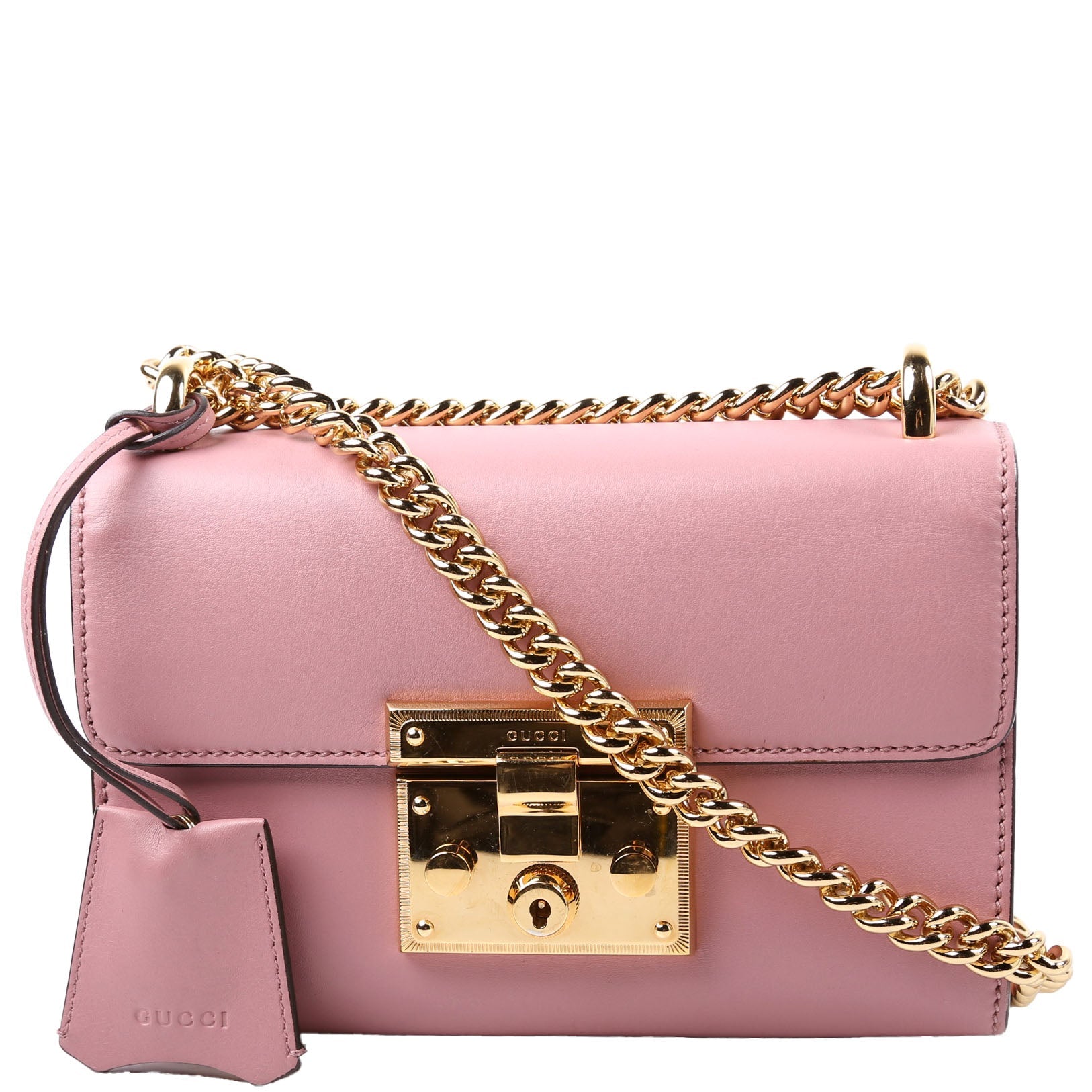 Gucci 409487 Padlock Smooth Leather
