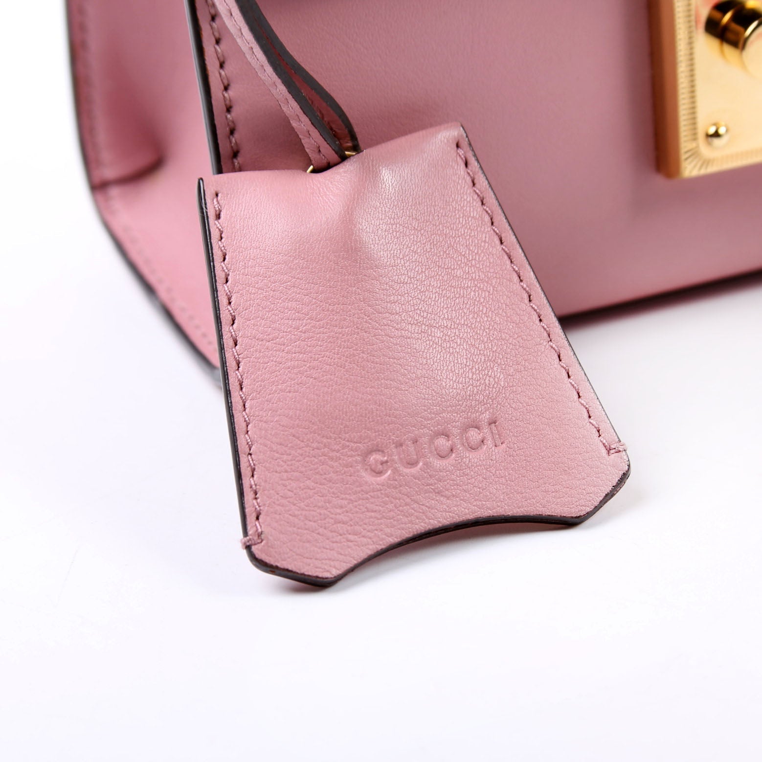 Gucci 409487 Padlock Smooth Leather