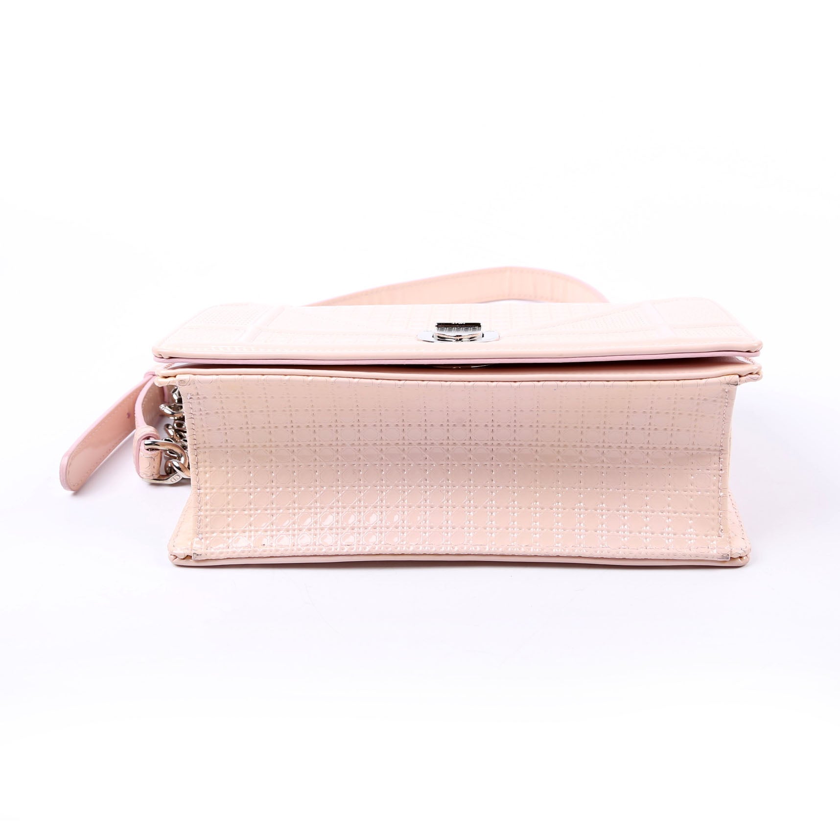 Dior Diorama Patent Micro-Cannage Pink