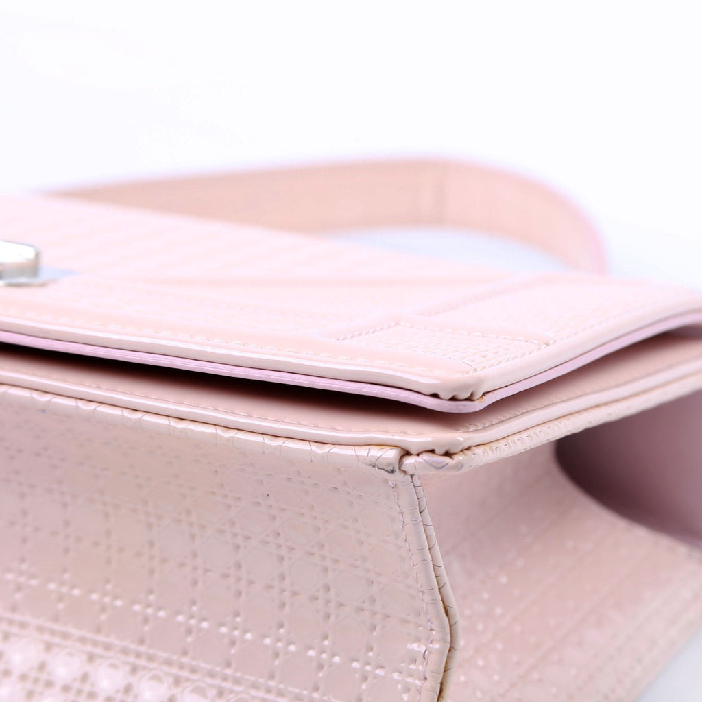 Dior Diorama Patent Micro-Cannage Pink