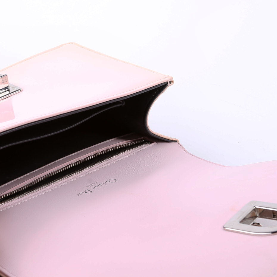 Dior Diorama Patent Micro-Cannage Pink