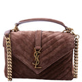 College Bag Medium Suede 600279