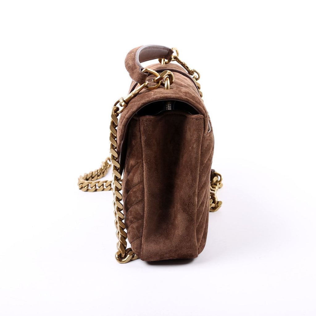 College Bag Medium Suede 600279