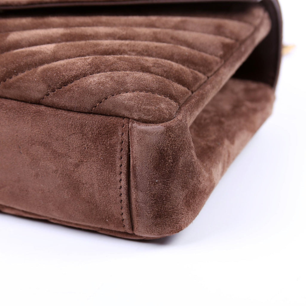 College Bag Medium Suede 600279