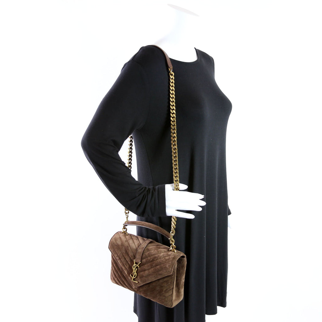 College Bag Medium Suede 600279