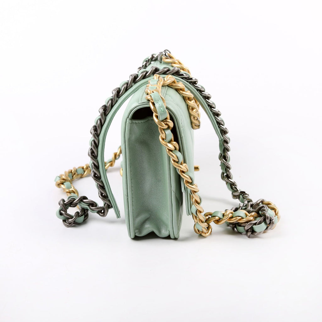 Chanel 19 WOC Quilted Lambksin RFID