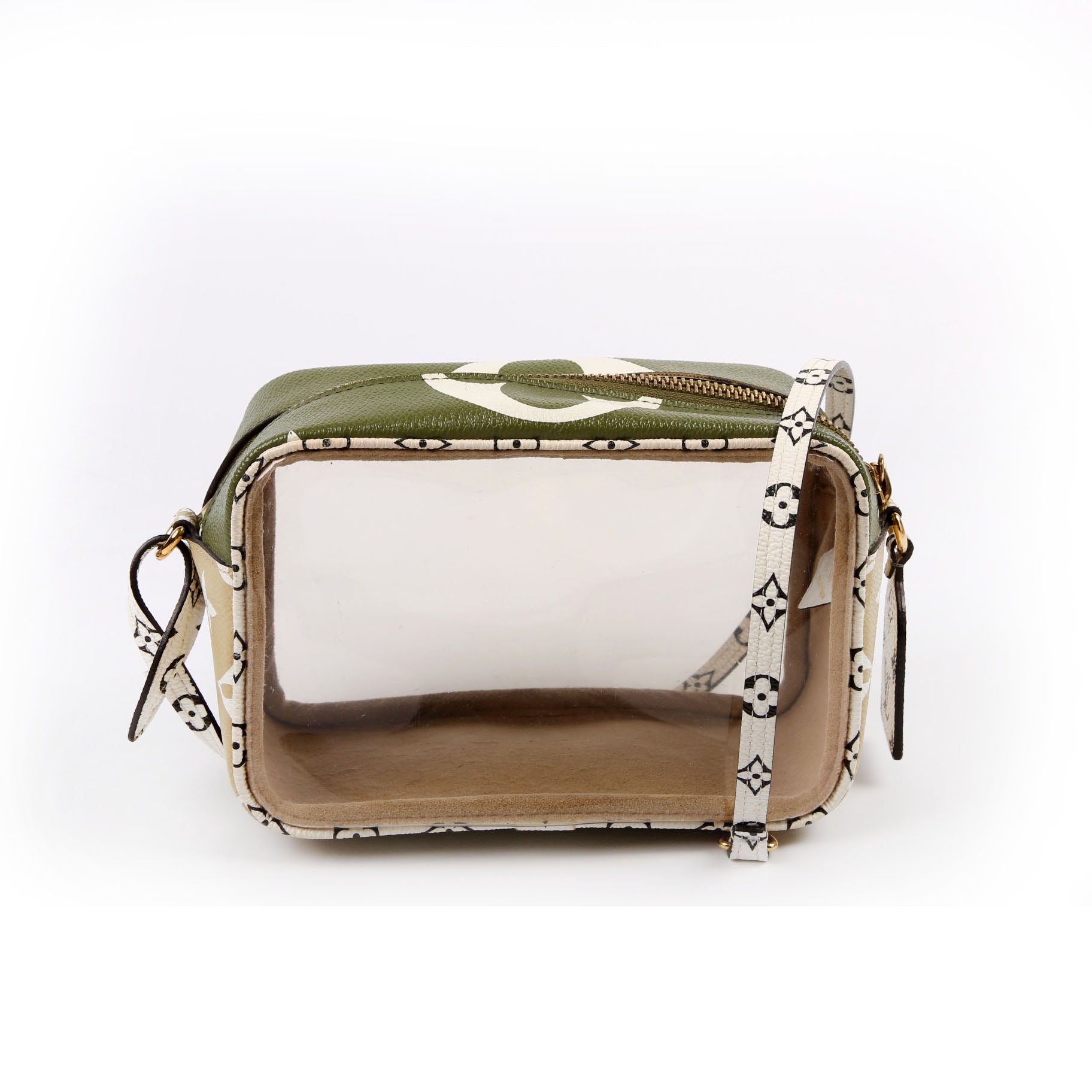 Beach Pouch Giant Monogram Kaki