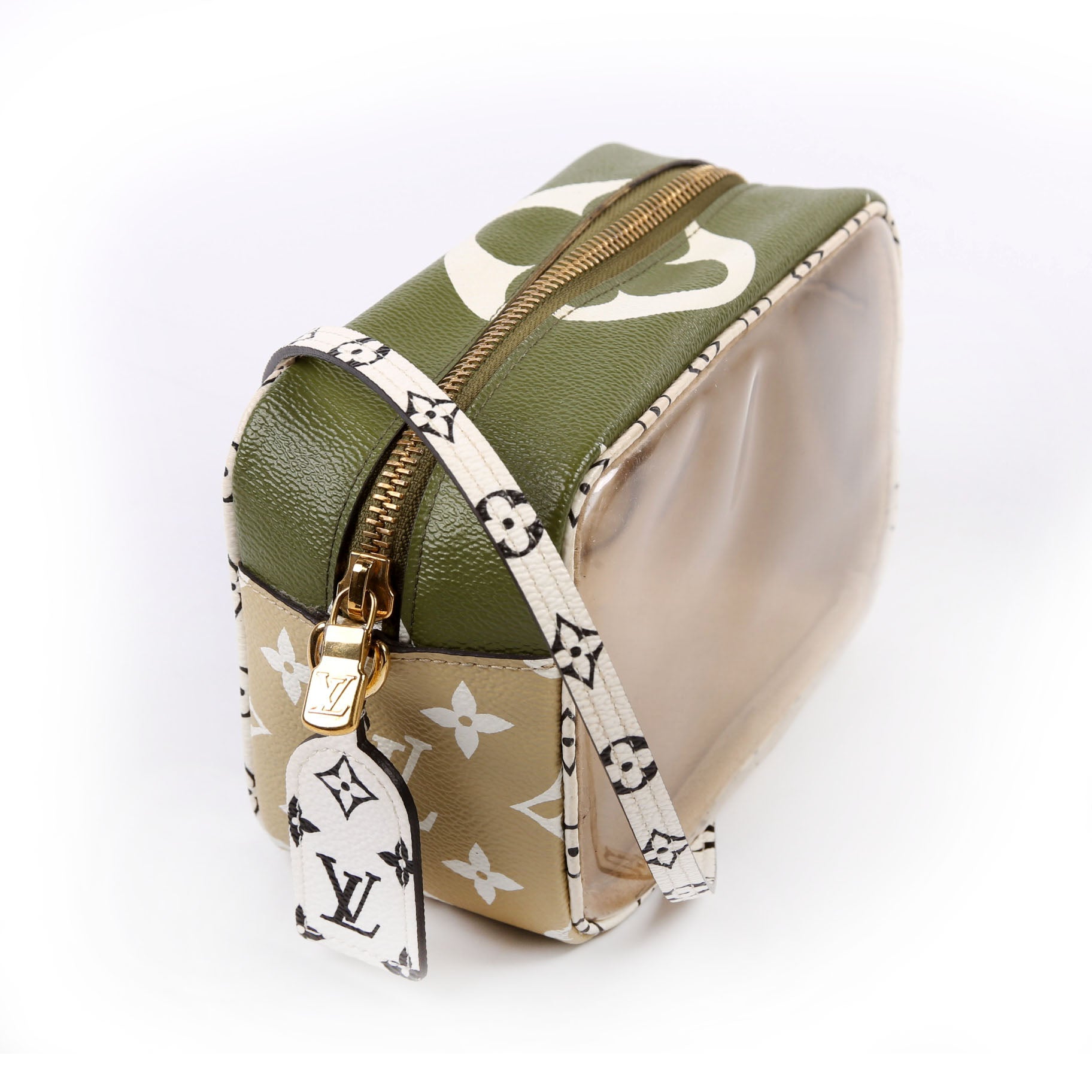 Beach Pouch Giant Monogram Kaki