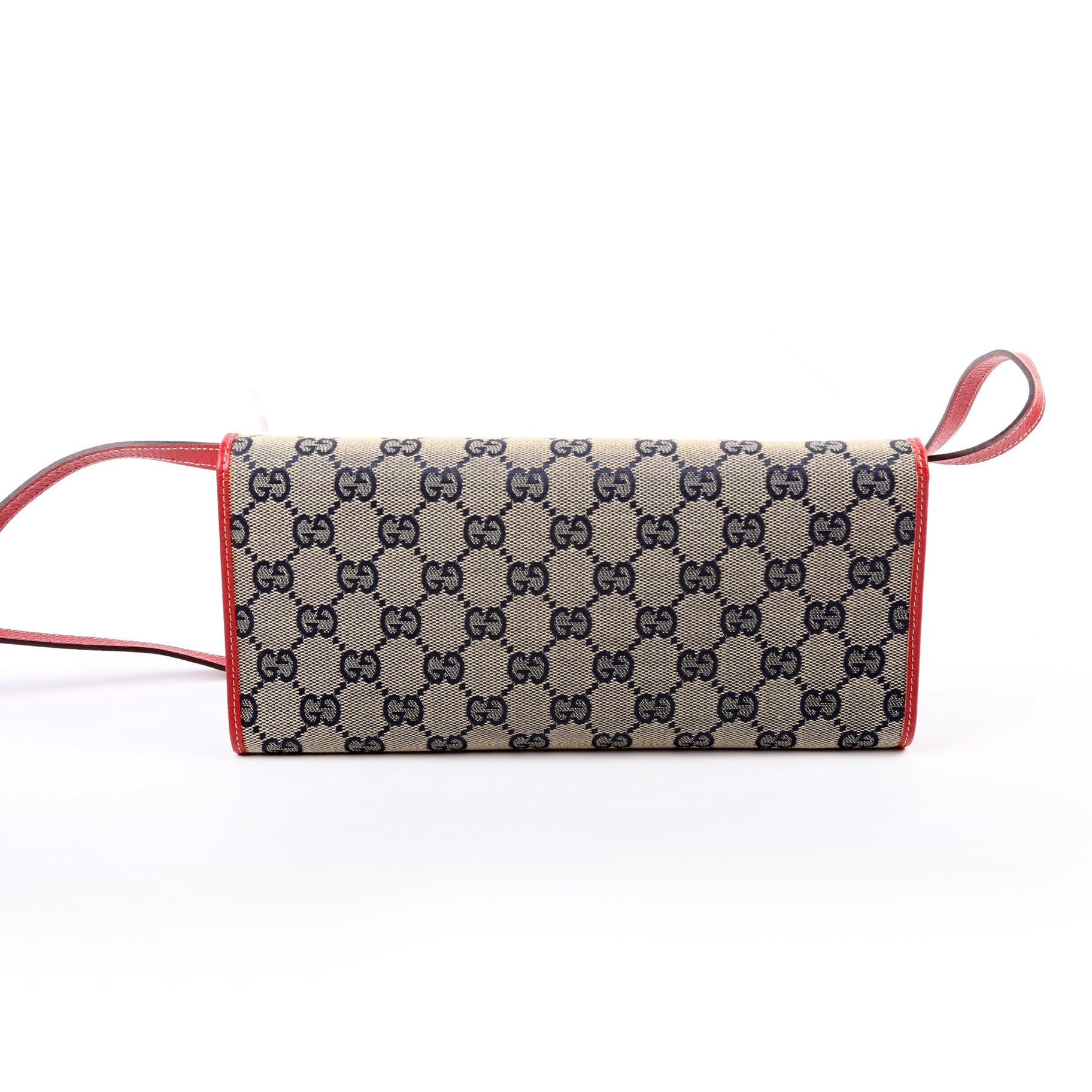 117594 GG Canvas Bamboo Clutch