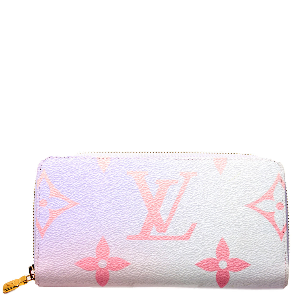 Zippy Wallet Giant 'Spring In The City' Monogram Purple