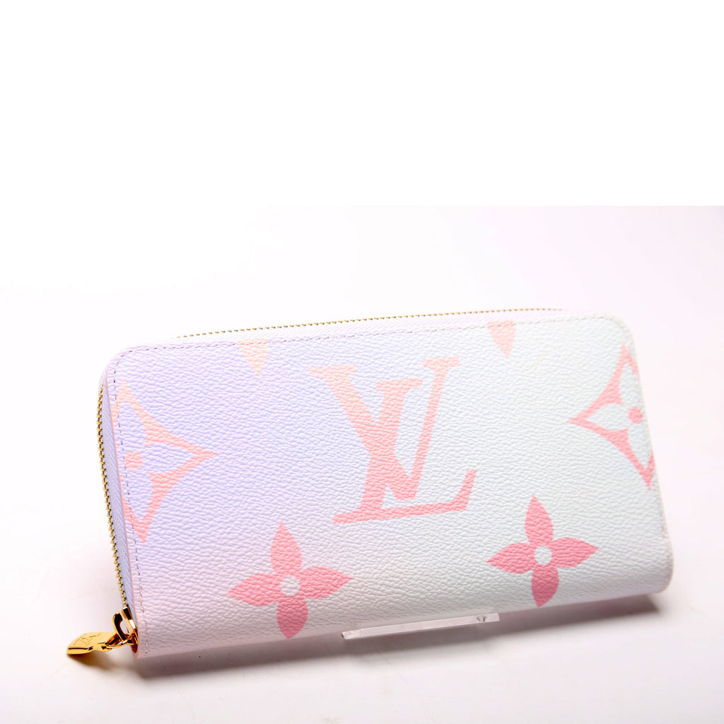 Zippy Wallet Giant 'Spring In The City' Monogram Purple