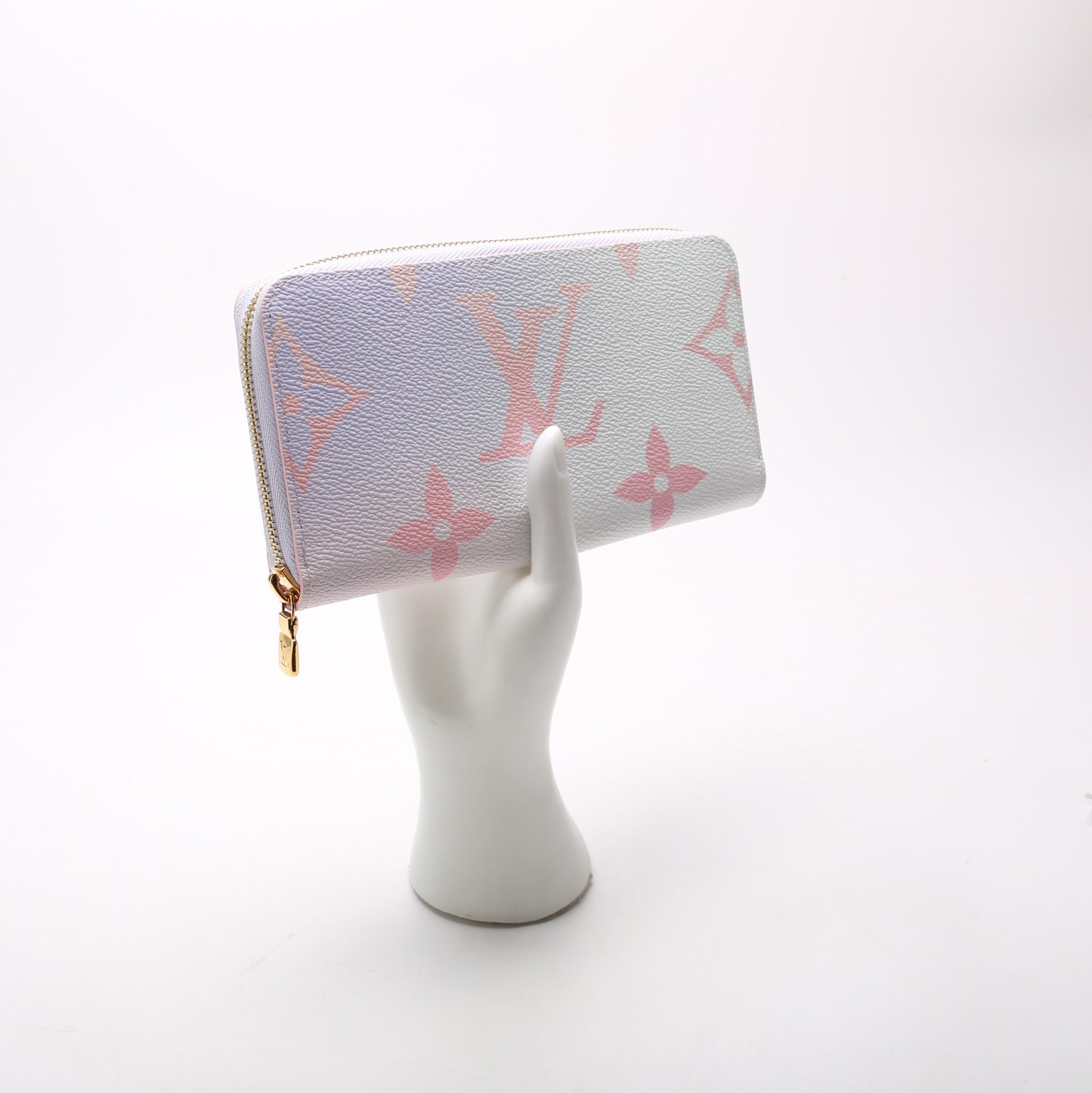 Zippy Wallet Giant 'Spring In The City' Monogram Purple