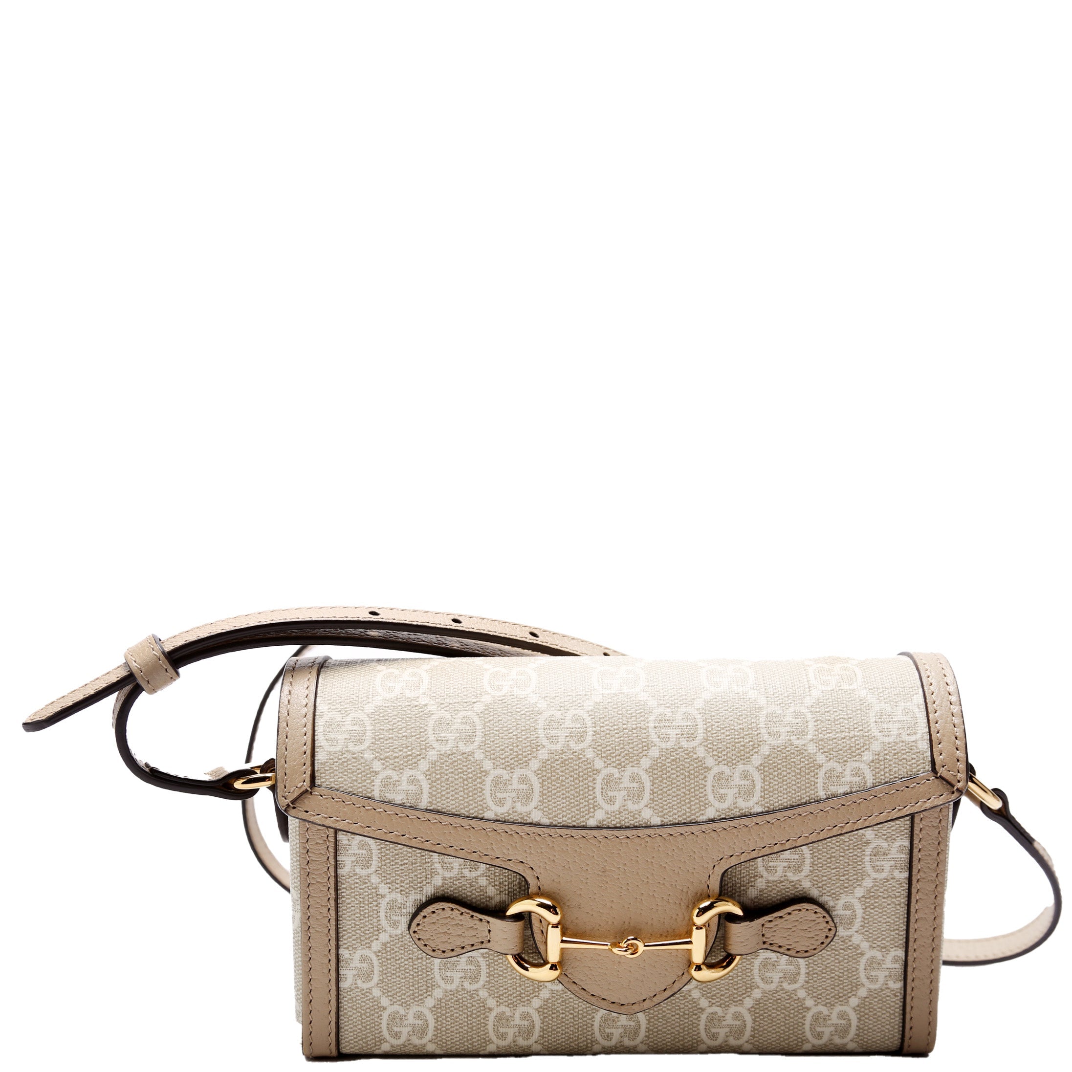 699296 1955 Horsebit Mini Bag Beige