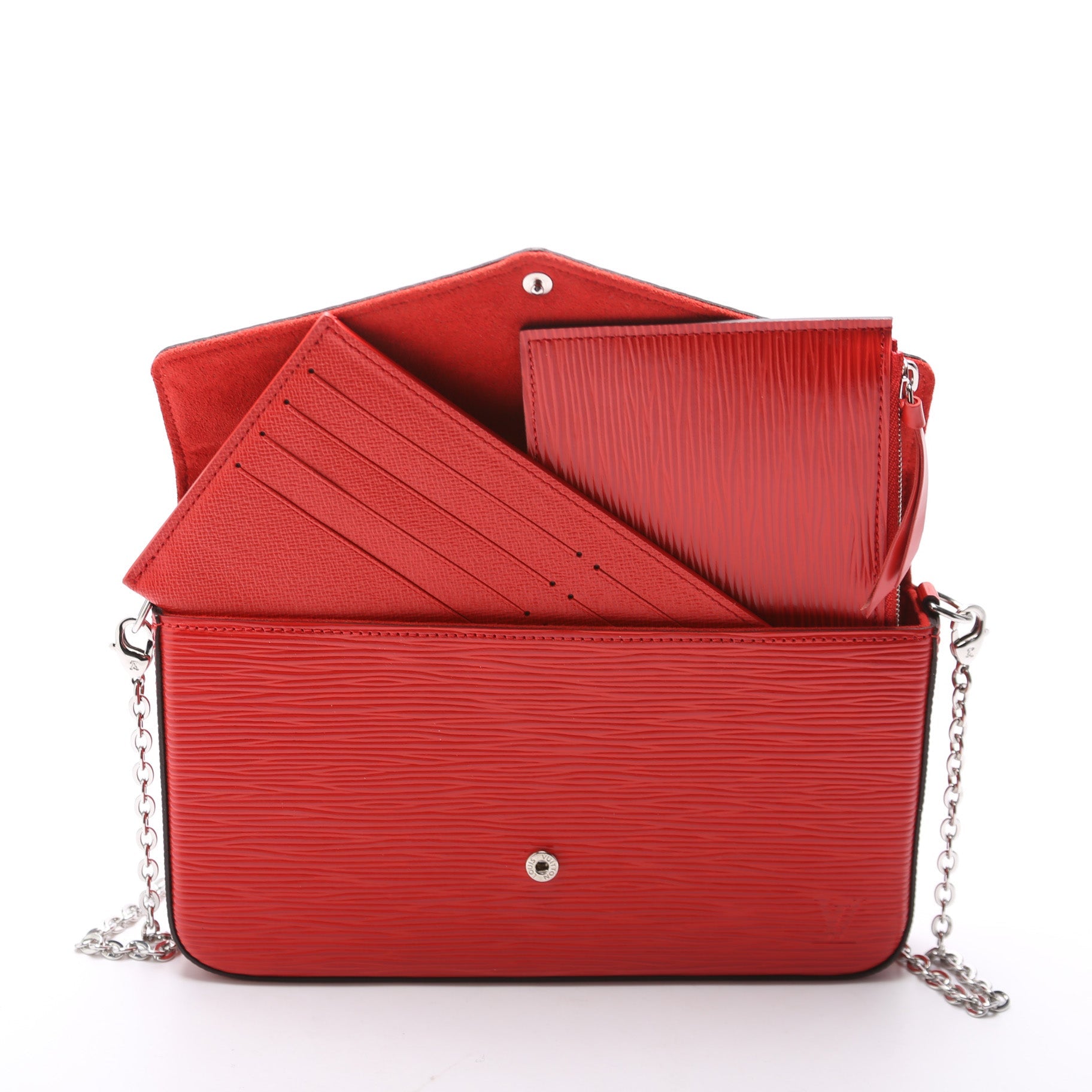 Pochette Felicie Epi Red