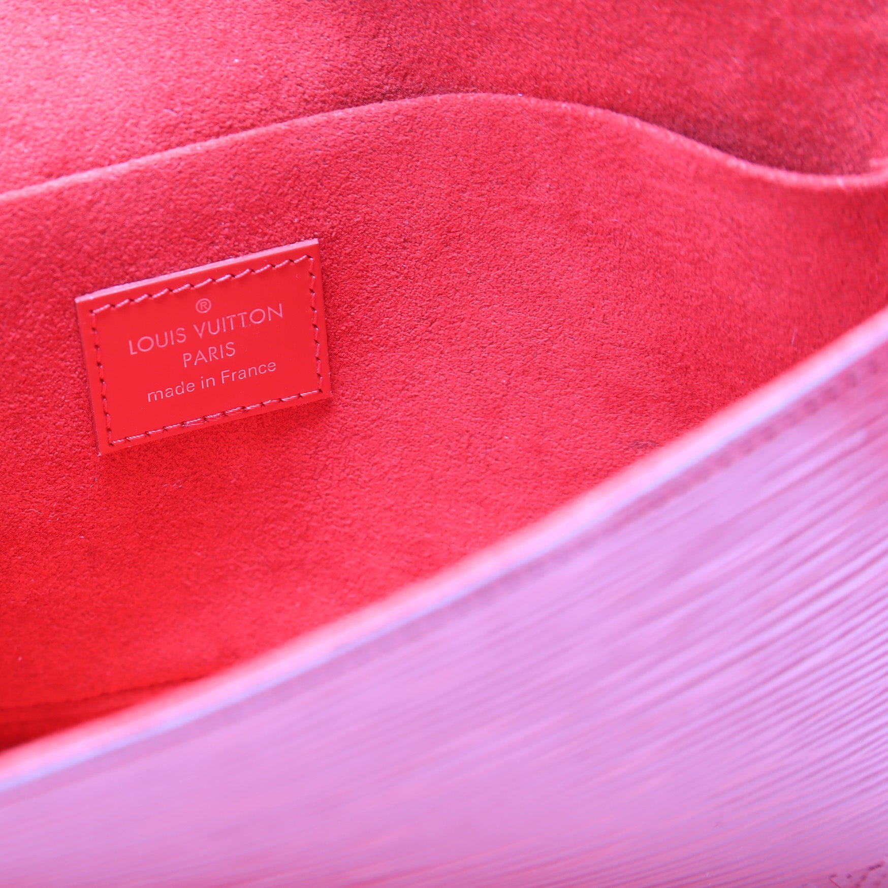 Pochette Felicie Epi Red