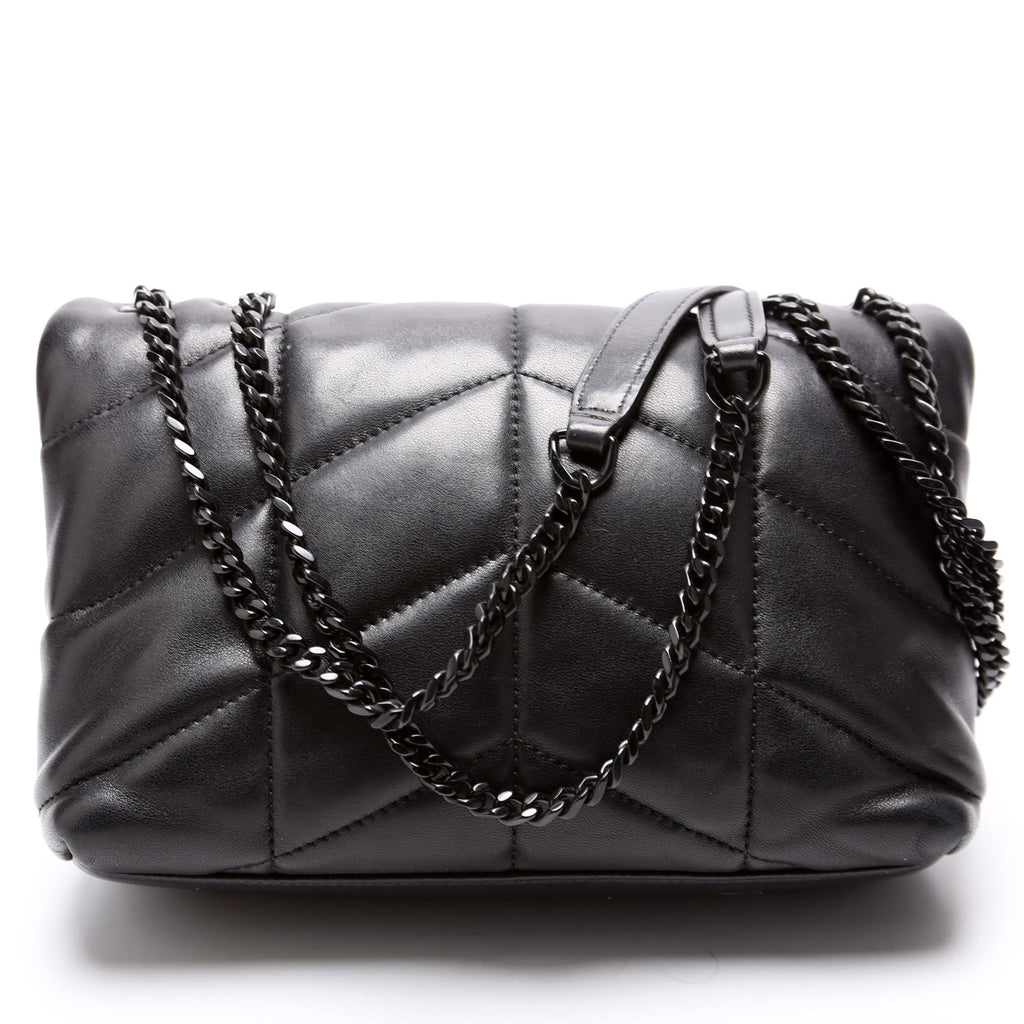 759337 Loulou Toy Quilted Lambskin Black