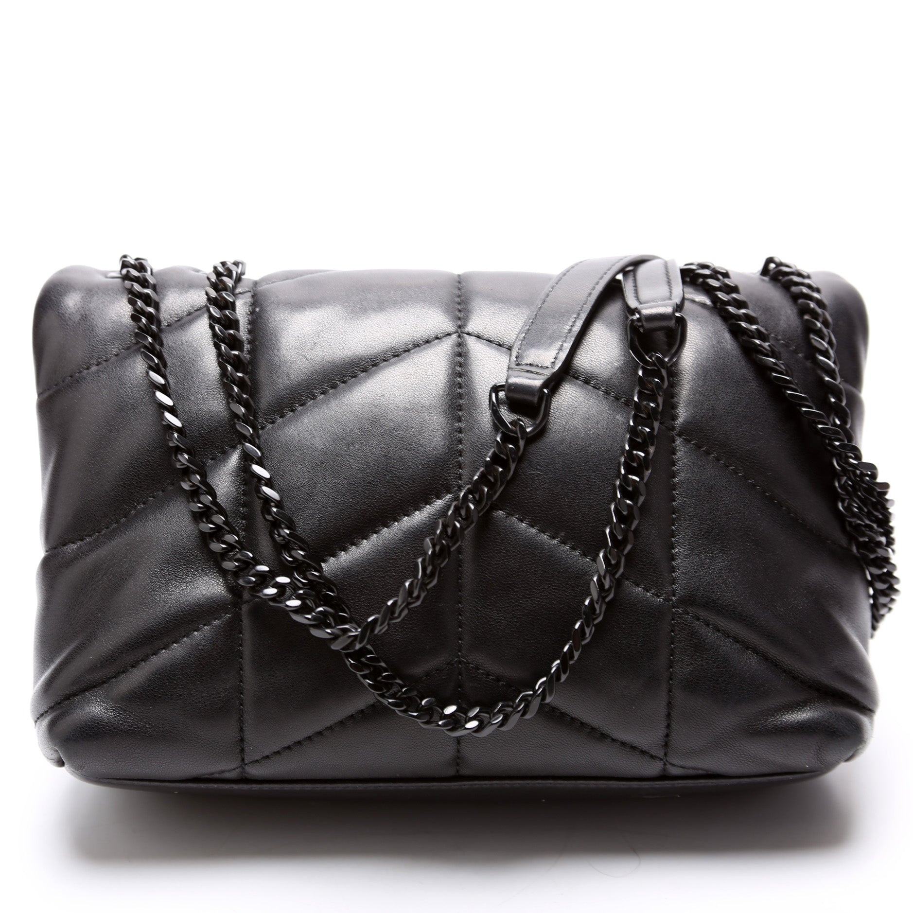 759337 Loulou Toy Quilted Lambskin Black