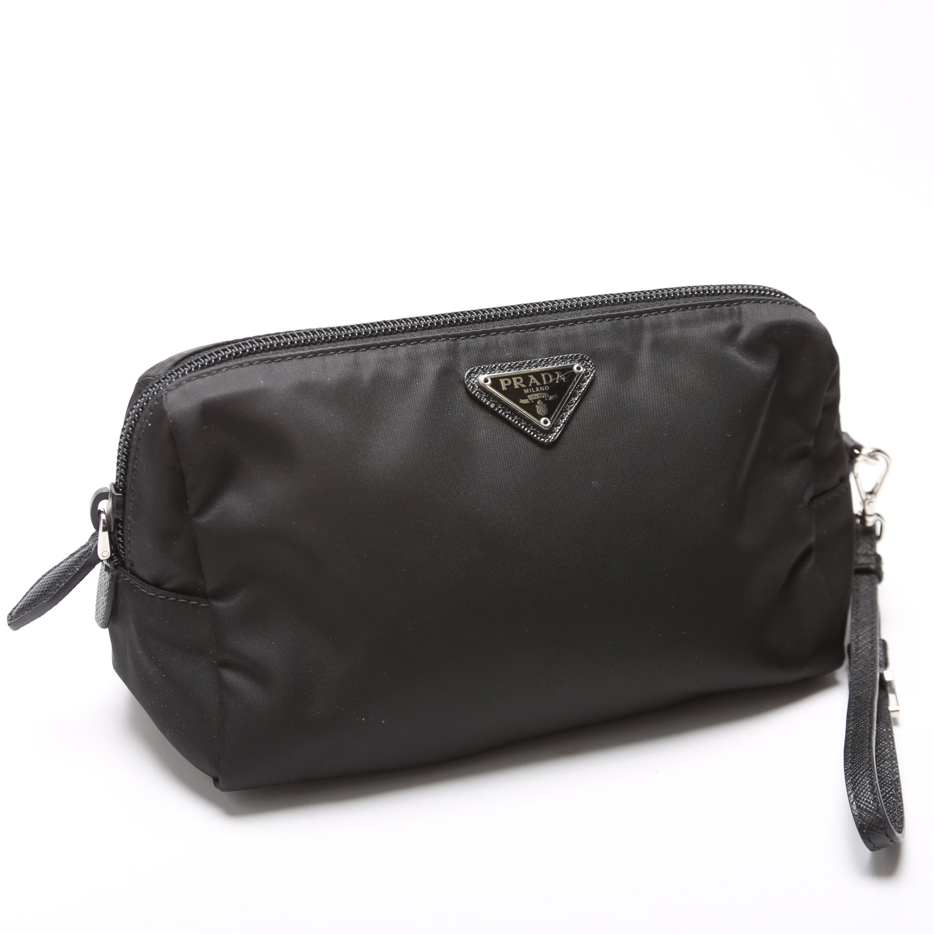 1NS693 Re-Nylon Pouch Black