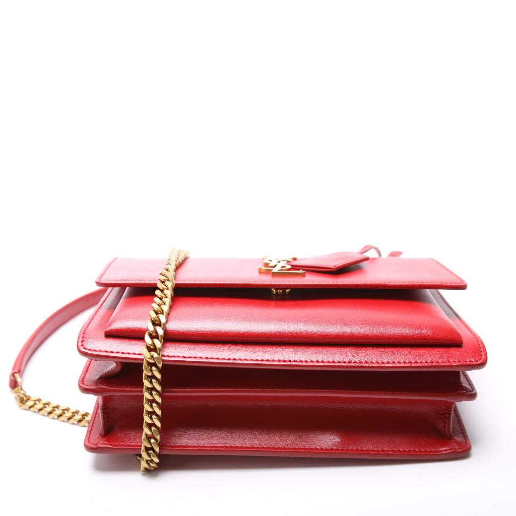 Sunset Medium Smooth Leather 442906 Red