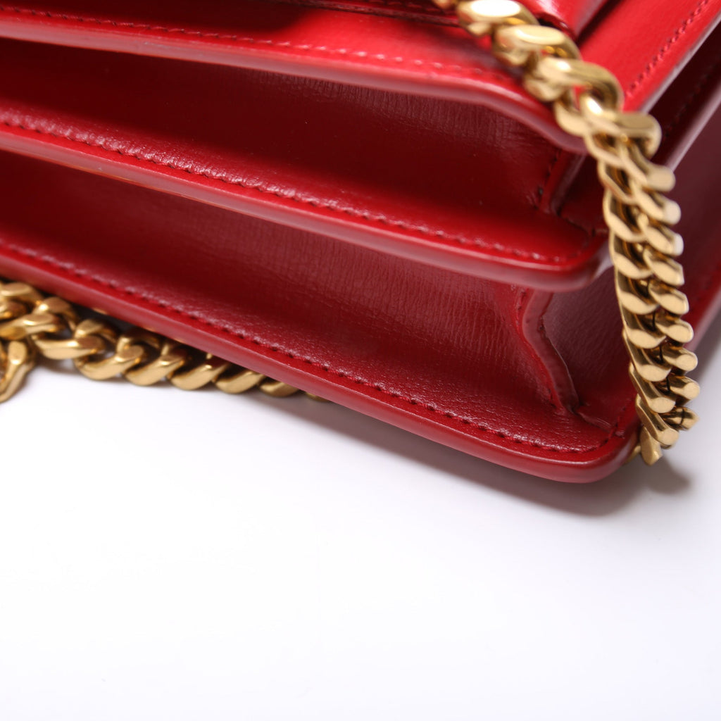 Sunset Medium Smooth Leather 442906 Red