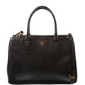 Saffiano Lux Tote Medium Black
