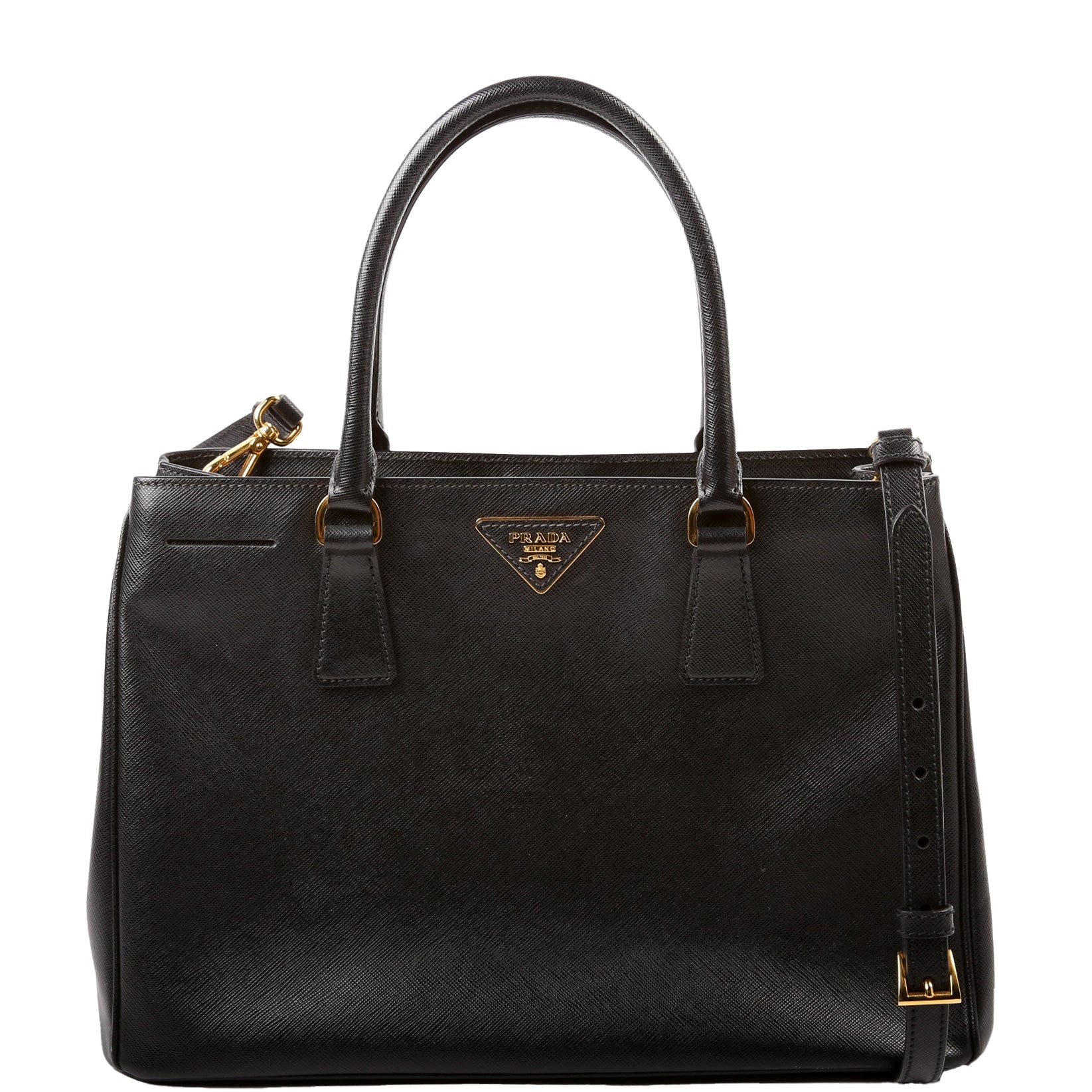 Saffiano Lux Tote Medium Black
