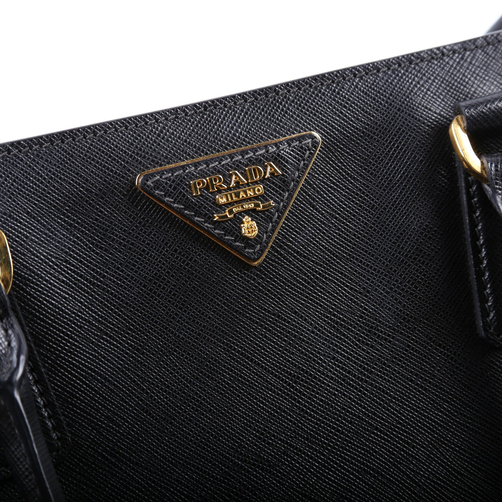 Saffiano Lux Tote Medium Black