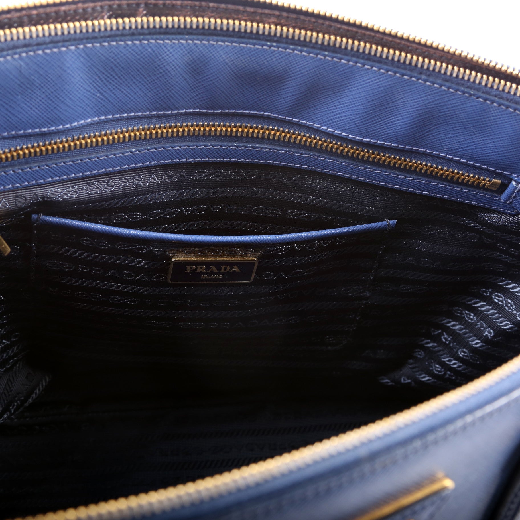 Saffiano Galleria Medium Blue